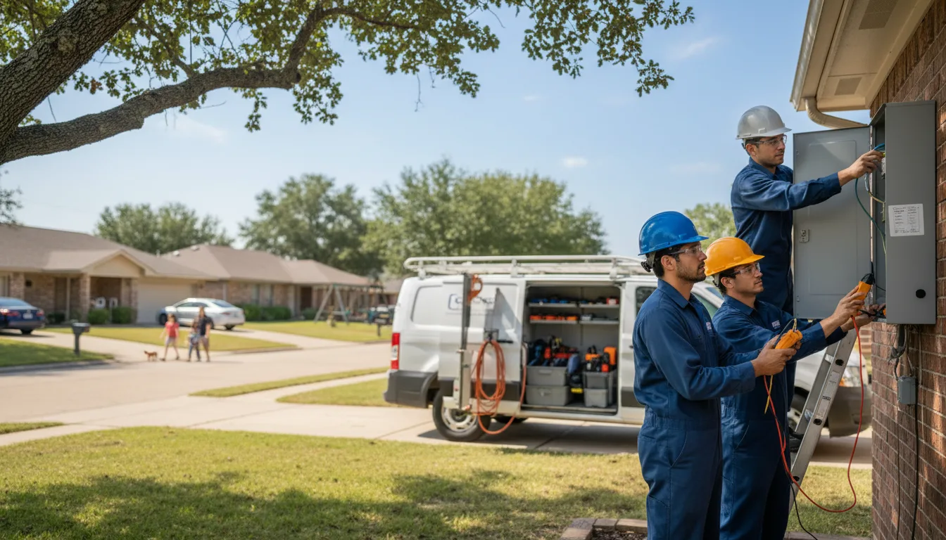 Certified electrician providing emergency electrical services in Marissa, IL